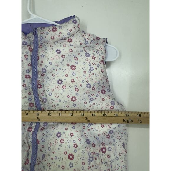 Girl Connection Childrens Girls Vest Size Large Puffer Reversible Zip Up Y2K - Picture 8 of 10